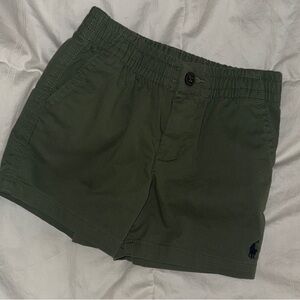 Army green ralph lauren shorts/ never worn- 18 months